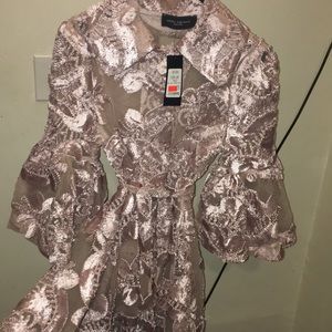 AKIRA LACE TRENCH COAT